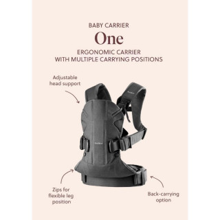 BABYBJORN BEBI NOSILJKA ONE BLACK 098123 
