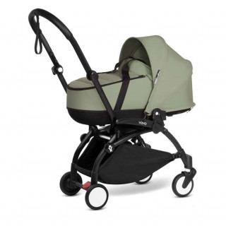 STOKKE KOLICA 2U1 YOYO KONSTRUKCIJA BLACK, SPORTSKO SJEDISTE OLIVE I KORPA OLIVE 