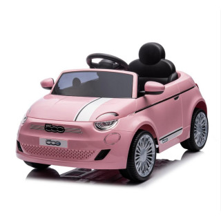 CHIPOLINO AUTO NA AKUMULATOR FIAT 500 PINK ELKFIAT25PI 