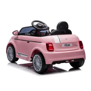 CHIPOLINO AUTO NA AKUMULATOR FIAT 500 PINK ELKFIAT25PI 