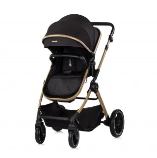CHIPOLINO KOLICA PEARL NOIR KKPE02601NO I AUTOSJEDALICA PEARL NOIR STKPE0261NO 