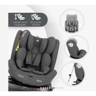 KIKKA BOO AUTOSJEDALICA I-MOOVE 2 I-SIZE DARK GREY 31002100102 