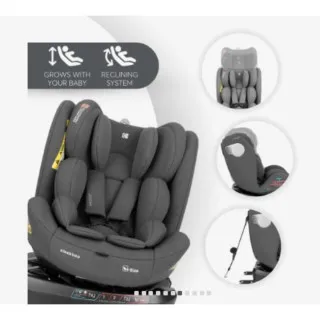 KIKKA BOO AUTOSJEDALICA I-MOOVE 2 I-SIZE DARK GREY 31002100102 