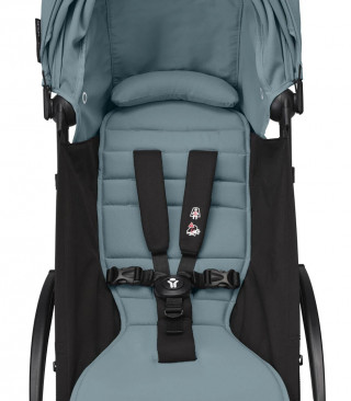 STOKKE YOYO3 SASIJA/KONSTRUKCIJA BLACK 646002 I YOYO3 SPORTSKO SJEDISTE 6+  COLOR PACK AQUA 646409 