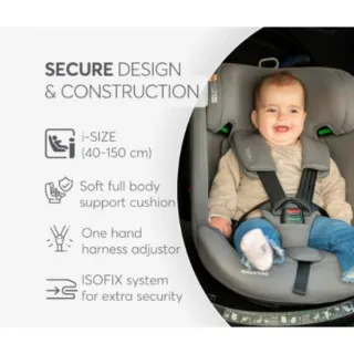 KIKKA BOO AUTOSJEDALICA I-HIKE I-SIZE BLACK 2026 31002100077 