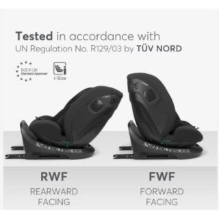 KIKKA BOO AUTOSJEDALICA I-HIKE I-SIZE BLACK 2026 31002100077 