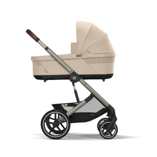 CYBEX KOLICA BALIOS 3U1 S LUX ALMOND(CLOUD G3 PLUS ALMOND BEIGE 526001349+KORPA S LUX ALMOND522005267 