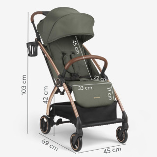 KIKKA BOO KOLICA JOY ARMY GREEN 31001030206 