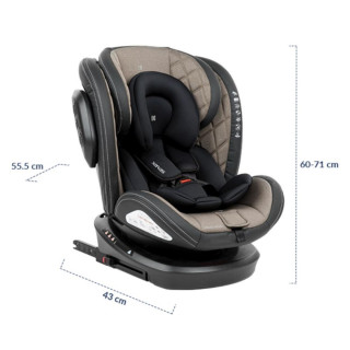 KIKKA BOO AUTO SJEDALICA STARK ISOFIX DARK GREY 2023 31002070087 