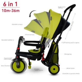 Smart Trike TRICIKL FOLDING STR 3 PLUS GREEN 