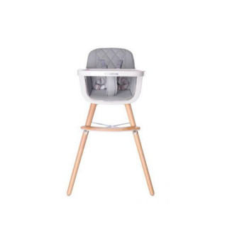 KIKKA BOO STOLICA ZA HRANJENJE WOODY GREY 31004010082 