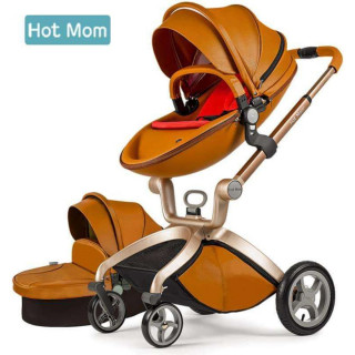 Hot Mom KOLICA 2U1 BROWN F22BROWN 