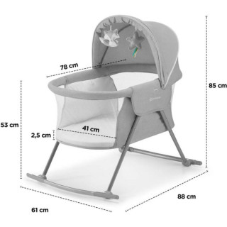 KINDERKRAFT KINDERKRAFT KOLIJEVKA LOVI GREY 33453 