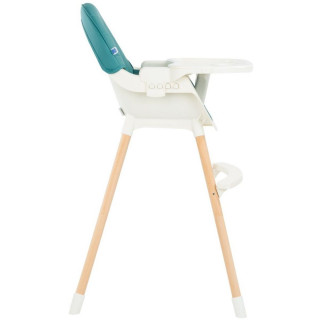 KIKKA BOO STOLICA ZA HRANJENJE NUTRI WOOD 2U1 PETROL GREEN 31004010117 