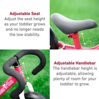 SMART TRIKE SMART TRIKE FOLDING BALANCE BIKE RED 27393 