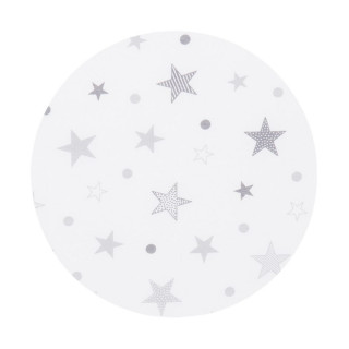CHIPOLINO PREKLOPIVI DUSEK 60/120/6 WHITE/GREY STARS MAT02201WHGR 