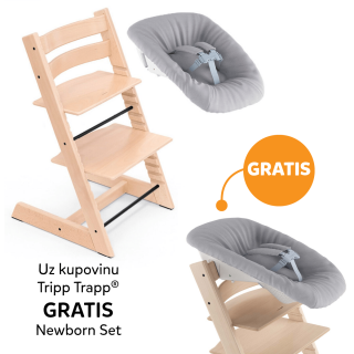 STOKKE STOLICA ZA HRANJENJE TRIPP TRAPP NATURAL 100101 