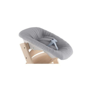 STOKKE STOLICA ZA HRANJENJE TRIPP TRAPP NATURAL 495201 + UMETAK ZA NOVOROĐENČE TRIPP TRAPP GREY 526101 