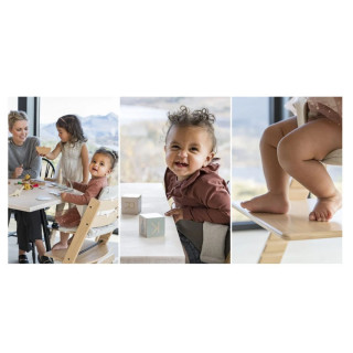 STOKKE BEBI SET TRIPP TRAPP WHITE 159305 