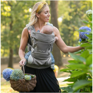 NUNA ERGONOMSKA NOSILJKA ZA BEBE NUNA CUDL SOFTENED FRONT AND BLACK THUNDER 114482-BC13902STH 