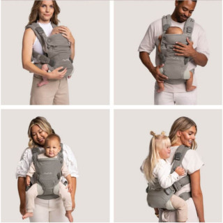 NUNA ERGONOMSKA NOSILJKA ZA BEBE CUDL CLIK  FRONT AND BACK FOG 131129-BC17200FOG 