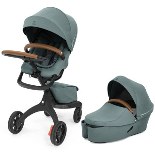 Stokke XPLORY KOLICA X COOL TEAL + KORPA XPLORY COOL TEAL 