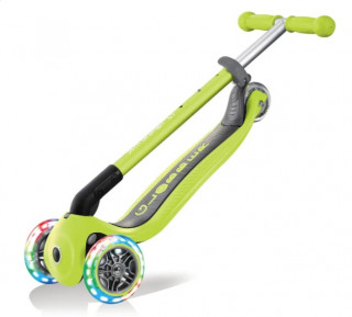 Globber TROTINET I GURALICA PRIMO FOLDABLE LIGHTS LIME GREEN 