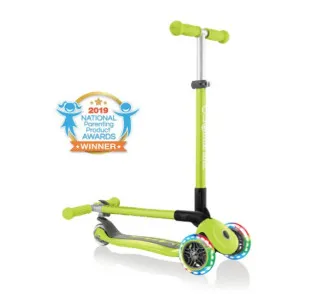 GLOBBER TROTINET/ROMOBIL PRIMO LIGHTS LIME GREEN 432-106-2 