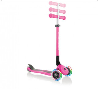 Globber TROTINET I GURALICA PRIMO FOLDABLE LIGHTS DEEP PINK 