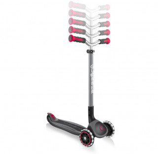 GLOBBER TROTINET MASTER LIGHTS BLACK RED 662-120-2 