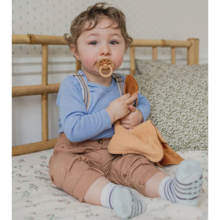 BIBS IGRACKA DEKICA SAGE MUSLIN/HUNTER GREEN PLUSH 9405250 