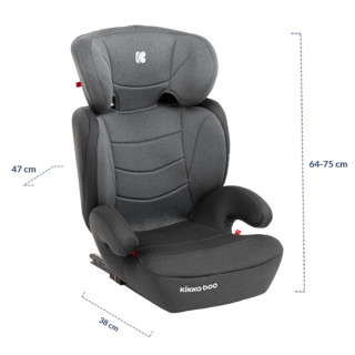 KIKKA BOO AUTO SJEDALICA AMARO ISOFIX DARK GREY 31002090032 