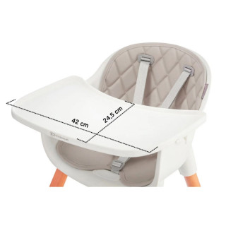 KINDERKRAFT HRANILICA SIENNA GREY 30434 