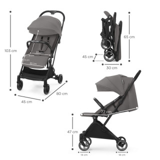 KINDERKRAFT KOLICA INDY 2 COZY GREY 35528 