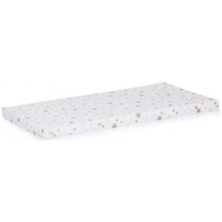 Chipolino PREKLOPIVI DUŠEK 60/120/6 WHITE/BEIGE STARS MAT02203WHBE 