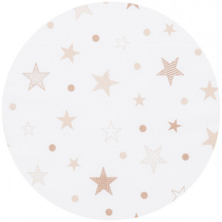 CHIPOLINO PREKLOPIVI DUSEK 60/120/6 WHITE/BEIGE STARS MAT02203WHBE 