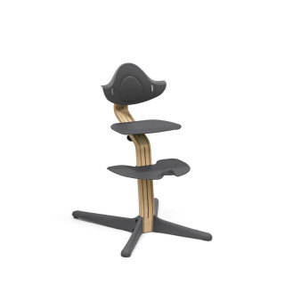 Stokke STOLICA ZA HRANJENJE NOMI OAK ANTHRACITE 626604 