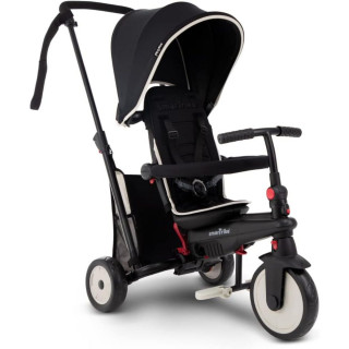 Smart Trike TRICIKL FOLDING STR 3 BLACK WITH CREAM PIPING 36909 