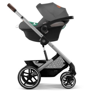 Cybex 3u1 KOLICA BALIOS S LUX SLV B LAVA GREY MID GREY + KORPA ZA KOLICA S LUX LAVA GREY MID GREY + AUTOSJEDALICA ATON S2 I-SIZE GRUPA 0+ (0-13 kg) LAVA GREY MID GREY 522001945 