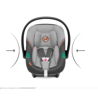 Cybex 3u1 KOLICA BALIOS S LUX SLV B LAVA GREY MID GREY + KORPA ZA KOLICA S LUX LAVA GREY MID GREY + AUTOSJEDALICA ATON S2 I-SIZE GRUPA 0+ (0-13 kg) LAVA GREY MID GREY 522001945 