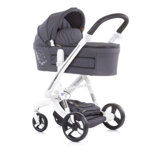CHIPOLINO KOLICA ELECTRA WHITE FRAME-SILVER KKEL0211WSL 