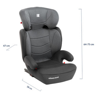 KIKKA BOO AUTO SJEDISTE AMARO LIGHT GREY 31002090031 