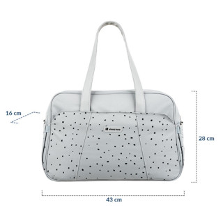 Kikka Boo TORBA CHELSEA DOTS GREY 31108020078 