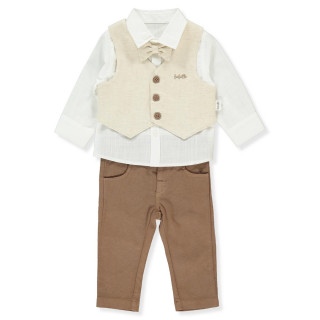 BEBETTO BEBI KOMPLET K4409 BROWN 24-36M/98CM 