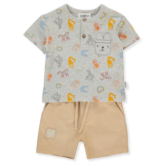 BEBETTO BEBI KOMPLET K4426 BEIGE 12-18M/86CM 