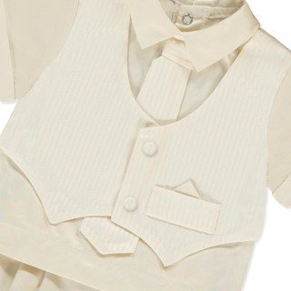BEBETTO SVECANO ODIJELO A076 CAPPUCCINO 0-3M/62CM 