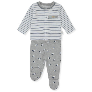 BEBETTO BEBI KOMPLET F1283 GREY 6-9M/74CM 