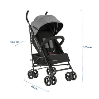 KIKKA BOO KOLICA BEETLE BLACK 2023 310010320172 
