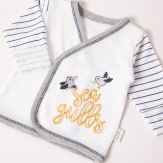 BEBETTO BEBI SET Z865 GREY 0-3M/62CM 
