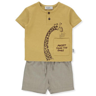 BEBETTO BEBI KOMPLET K4334 BEIGE 12-18M/86CM 